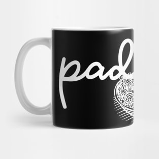 pad thai - white - with sketch Mug